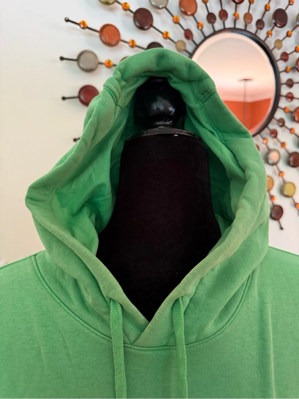 Nike Green Pullover Hoodie with White Logo size L